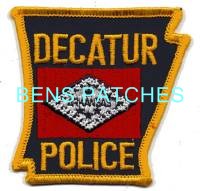 ARKANSAS,DECATUR POLICE 1 STATE SHAPED_wm